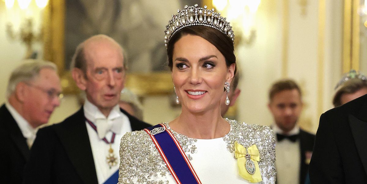Kate Middleton Wears a Bracelet That Once Belonged to Queen Elizabeth at the State Banquet